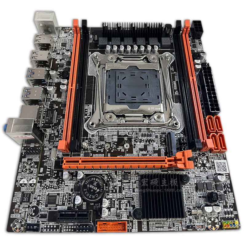 E5 2696 V3 - 新型X99D4Mデスクトップコンピューターマザーボード DDR4メモリ 2011-3 E5-2696V3 ゲーミングマザーボードセット